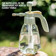 Large Pressure Watering Can, 1.5L Large Capacity Clear Water Bottle, Gardening Sprayer Pressure Pump Watering Can For Plants Flowers Cleaning - 彩色 - 查看 25