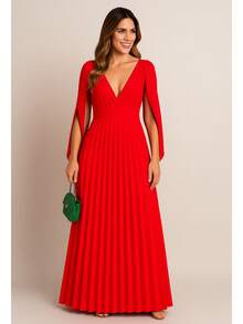 Women Dresses - Rojo - Ver 2