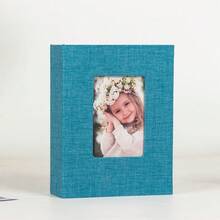 1pc 4x6 Photo Album, 100 Capacity, Linen Fabric Cover, Slip-In Pocket Style, Suitable For Wedding, Family, Vacation, Anniversary, Birthday Gifts, Anniversary Celebration, Perfect Gift - Multicolor - View 22