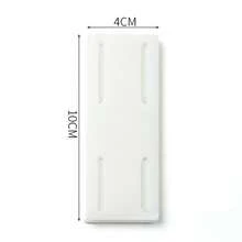 10PCS Socket Holder Plug Fixer Wall-Mounted Power Strip Holder Sticker Punch-Fre - White - View 2