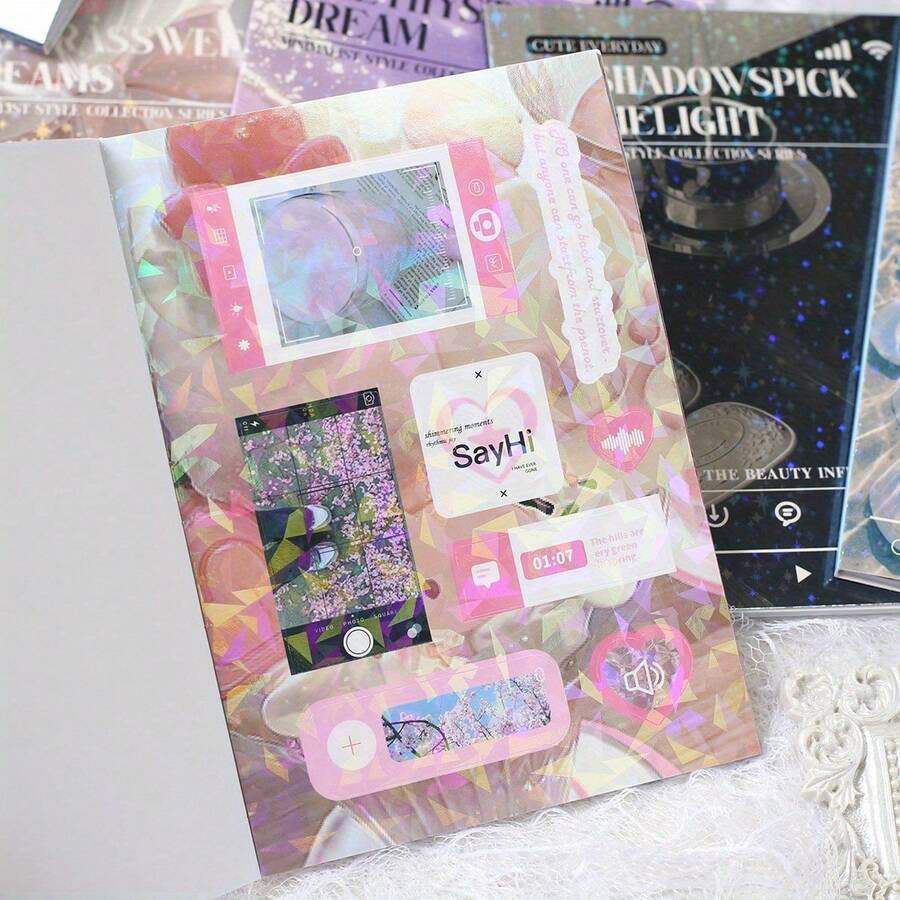 20 folhas de adesivos decorativos para diário, colagem, suprimentos para scrapbook, adesivos para diário de arte, colagem, artesanato, caderno, álbum, adesivos, decorações de feriado, Natal, Halloween, Dia dos Namorados