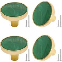 4er Set Schrankgriffe im modernen Stil, (32mm) Möbelgriffe, Schrankschubladengriffe, Messinggriffe für Schranktüren