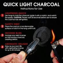 Sunlight® Charcoal Tablets For Incense Quick Light Charcoal Tablets Charcoal Disk Lights 33 Mm Resin Burner Rolls Charcoal Burner Instant Fire Coal Tablet 100 Count (Pack Of 1 )