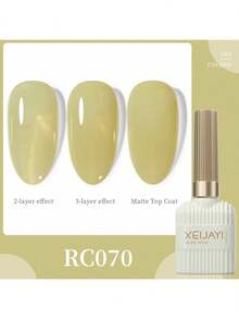 XEIJAYI 1 Bottle 4-Season Gel Nail Polish, 102 Color Options, Suitable For Nail Decoration, Nail Art, DIY Nail Salon, Great Gift For Women - 黃色 - 查看 9
