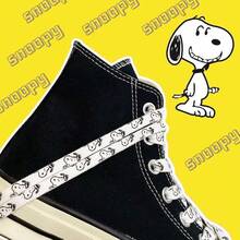 1Pair Snoopy Shoelaces Thicken Laces Shoe Athletic String No Elasticity Flat Shoelaces Of Sport Leisure Sneaker Accessories - Multicolor - View 11