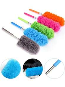 1pc Extendable Car Duster Cleaning Tool - Anti-Static Brush For Cleaning Dashboard, Windows And Windshield | Multifunctional Car Cleaning Kit - one-size - View 10