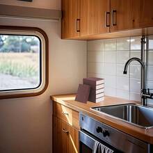 Esponja mágica de piedra pómez, ideal para limpiar óxido y sarro en estufas y utensilios de cocina - Accesorios de cocina para autocaravana, fregadero de cocina para autocaravana - Regalo perfecto para Navidad, Halloween, Día de San Valentín - Multicolor - Ver 4