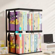 Large Capacity Foldable Transparent Storage Bag, Multi-Functional Snack & Toy Organizer Bag Suitable For Dorm, Home, Kitchen, Game Room - Dust-Proof Clear Box, Easy To Observe & Save Space, Kitchen Storage Bag With Zipper Closure - Multicolor - View 4