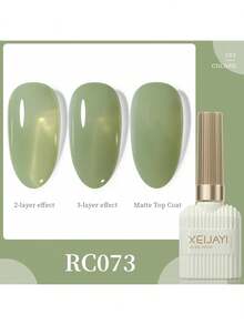 XEIJAYI 1 Bottle 4-Season Gel Nail Polish, 102 Color Options, Suitable For Nail Decoration, Nail Art, DIY Nail Salon, Great Gift For Women - 綠色 - 查看 9