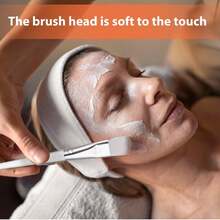 5 PIEZAS Cepillo para mascarilla facial transparente, cepillos de maquillaje para herramientas cosméticas para aplicación de mascarilla facial y mascarilla para ojos, y necesidades de bricolaje