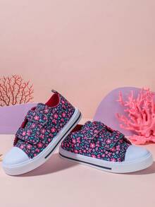 GENGASUN 1 szt. Dziewczęce, okrągłe, niskie, codzienne buty z nadrukiem w kreskówkowe wzory na wiosnę/jesień