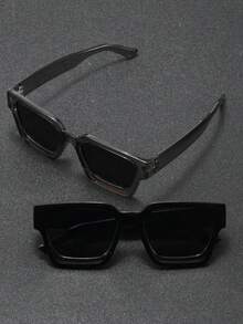 1/2 Paar neue Y2K-Stil quadratische Modebrillen für Herren, vielseitig für den täglichen Gebrauch, Outdoor, Streetwear, Partys, Festivals und Gelegenheitsanlässe