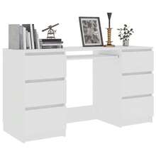 Desk And Drawer Storage - White - View 2