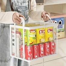 Large Capacity Foldable Transparent Storage Bag, Multi-Functional Snack & Toy Organizer Bag Suitable For Dorm, Home, Kitchen, Game Room - Dust-Proof Clear Box, Easy To Observe & Save Space, Kitchen Storage Bag With Zipper Closure - Multicolor - View 2