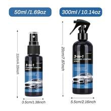 JB-XPCS 3-In-1 Car Nano Ceramic Coating Quick Spray Film, Anti-Scratch, Hydrophobic, Paint Protection Wax, Car Detailing Polishing Kit - Black - View 3