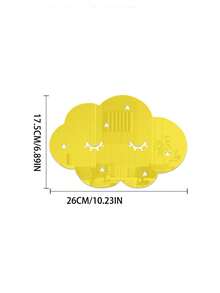 Pegatina de pared de espejo acrílico en forma de nube, decoración de pared de fondo para dormitorio y sala de estar