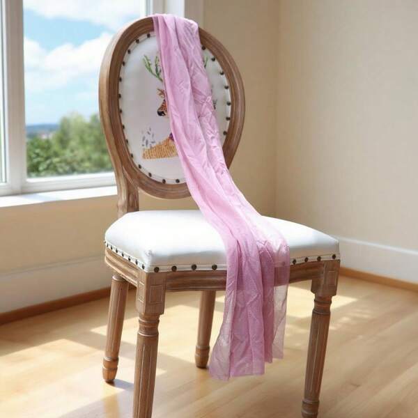 1 Piece Table Runner 75*300cm/29.5*118inch Tulle Boho Polyester Wedding Decor Romantic Multicolour Style Photography Props Wrinkle Resistant Dessert Cafe Christmas Thanksgiving And Mothers Day Family Everyday Afternoon Tea Setting Or Special Occasion