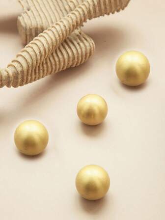 1 件铜质抽屉把手、金属拉手、单孔圆球形金色橱柜门把手、现代金色球体设计抽屉拉手、橱柜门把手、球形金属拉手、现代简约奢华酒柜抽屉拉手、橱柜把手、圆形衣柜门拉手、金色家居梳妆台家具装饰、厨房衣柜门把手
