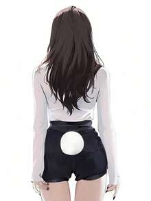 1PC Rabbit Costume Props - Beautiful And Adorable Role-Playing Costumes, Flexible Gothic Style Lolita Style Rabbit Tail Plush Ball Decoration Props, Festival Costume Props, Easter Costume Props, Valentine's Day Atmosphere Props, Halloween