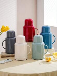 1 Stück 1000ML/33,8oz Haushalt Thermoskanne, Mini Wärmflasche, hochwertige Glasinnenbeschichtung Kaffeekanne