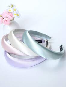 Early Spring Pearl Hair Hoop Advanced Sense New High Cranial Top Wide Edge Color Small Fresh Heart Hair Accessories, Hair Band,