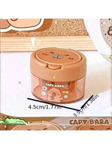 1 Máy gọt bút chì cầm tay thiết kế hình con Capybara dễ thương, màu sắc và kiểu dáng ngẫu nhiên, Máy gọt bút chì cầm tay hoạt hình thích hợp sử dụng cho trường học và văn phòng, dùng cho bút chì và bút chì mỹ phẩm, Máy cắt bút chì nhỏ gọn, Máy gọt bút chì cầm tay trang trí để bàn, Đồ dùng học tập cho học sinh, Quà tặng phần thưởng cho trẻ em, Bé trai, Bé gái, Đồ dùng học tập, Trở lại trường - ngẫu nhiên - Xem 9