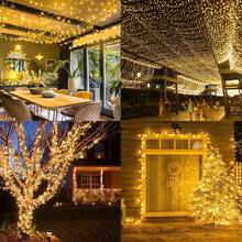 Battery Operated String Lights Indoor Outdoor Decorative Lights, Warm White Fairy String Lights,Ideal For Bedroom Living Room Tree Patio Classroom Party Holiday Wedding Christmas Decor - 暖白光 - 查看 7