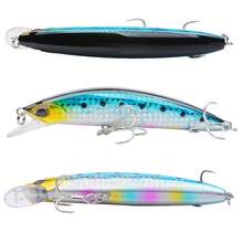 4.02 Inch/10.2 Cm Sinking Fishing Lure - 3D Eyes, Suitable For Various Fish Species Including Bass, Crappie Etc. - Artificial Long-Distance Hard Bait - 30g Weight - Realistic Design, Lifelike Action - Great Gift For Anglers - Multicolor - View 5