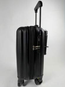 ANAC Standard Travel Carry-On Suitcase 10kg ABS Resistant | Double 360° Wheels Built-In Padlock USB Input Expandable Zipper Anti-Theft - 黑色 - 查看 4