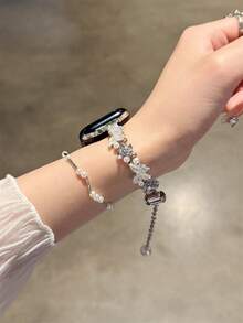 New Summer Elegant Laser Butterfly Strap Compatible WithCompatible With Apple Strap Ultra