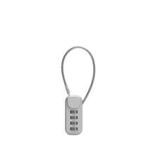 1 件高品质多功能 4 位数字防盗锁，13.5 厘米锌合金数字锁，适用于行李箱行李袋，方形锁，密码钥匙防盗锁带绳，锁带长钥匙扣，锁带长绳，非常适合旅行机场学校自行车可爱礼物