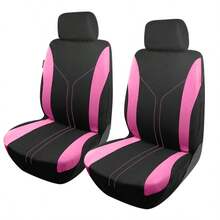 通用尺寸涤纶汽车座椅套套装，兼容安全气囊，女士汽车配件，全新设计，全套汽车座椅套，汽车配件