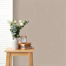 1 Roll Matte Self-Adhesive Paper, Vinyl Self-Adhesive Paper, Suitable For Cabinet, Dining Table, Desk, Furniture Decoration, Children's Room Decoration, Home Decor/Room Decor - Yellow - View 9