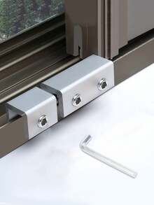 2pcs/1pc Easy Install Metal Sliding Window Lock - No Drilling Required Security Device, Enhance Home Safety, Ideal For Halloween And Christmas Gatherings - Multicolor - View 6
