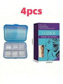 6pcs Ear Patches With Corrective Cut Ear Vertical Version Of V-Line Facial Stickers, V-Face Adhesive.Suitable For Daily Makeup, Prom Party, Wedding, Shopping, Dating, Dinner Team Building, Holiday Makeup, Mother's Day Gifts, Graduation Season Gifts,Festival Lashes,Rave Makeup,Rave Party.,Cheap,Stocking Stuffers,Makeup,Makeup Tools,Cheap Stuff,Gifts,Gifts For Women,Christmas Gifts