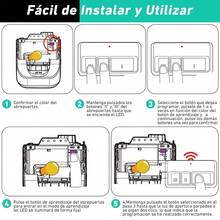 5 piezas Control Multifrecuencia Universal 893max Puerta Automatica - Negro - Ver 2