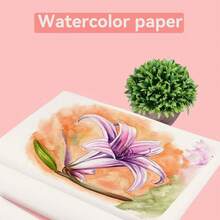 8 Stücke 400g Aquarellpapier aus Holzzellstoff, geeignet für Aquarellmalerei, Filzstifte, Gouache, Ölmalerei und andere Malbegeisterte