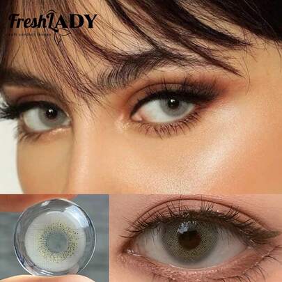 FRESH LADY Freshlady Malakite Colored Contact Lenses 1 Year Disposable Halloween Costume Cosplay