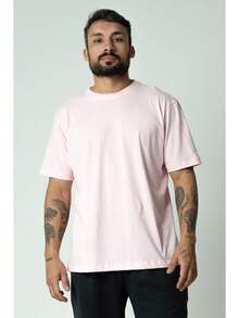 Oversized Streetwear T-Shirt Comfort And Urban Style - Màu Hồng baby - Xem 5