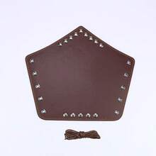 1pc Leather Wrist Cuff, Unisex Decorative Wristband, Rivet Decor Retro Punk Knight Wrist Accessory For Stage Costume, Holiday Outfit, COS Arm Sleeve Halloween Costumes Black Arm Sleeve Gifts For Men