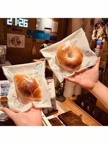 50 Self-Sealing Bread Bags - Perfect For Storing Bread, Croissants, Cookies, Biscuits, Cakes, And More! - Clear - View 7