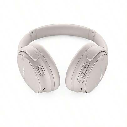 Bose QC45 업그레이드 버전 지능형 액티브 노이즈 캔슬링 헤드폰, 듀얼 모드 노이즈 캔슬링, 자유로운 전환, 20시간의 초장시간 배터리 수명, 접이식 및 휴대형 디자인, 여행 및 출퇴근에 필수품, 흰색