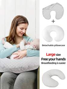 1 Stück extra großes Baby Stillkissen, Multifunktions-Stillkissen für Schwangere, Anti-Spucken, weiches Mutterpflege Zubehör