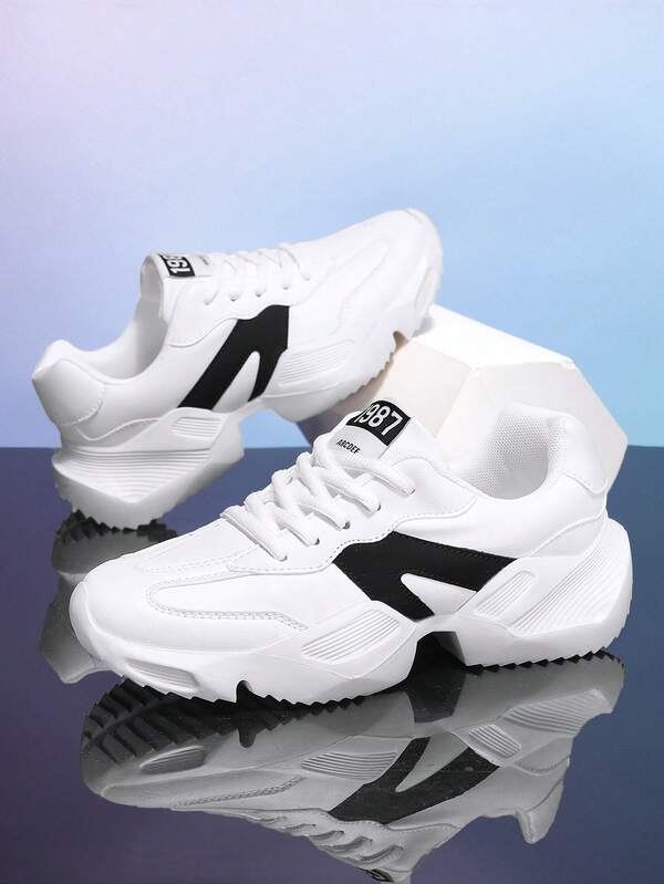 Zapatos casuales de verano para parejas, de tela de cuero transpirable y moda, tenis gruesos, tenis, zapatos deportivos para hombres