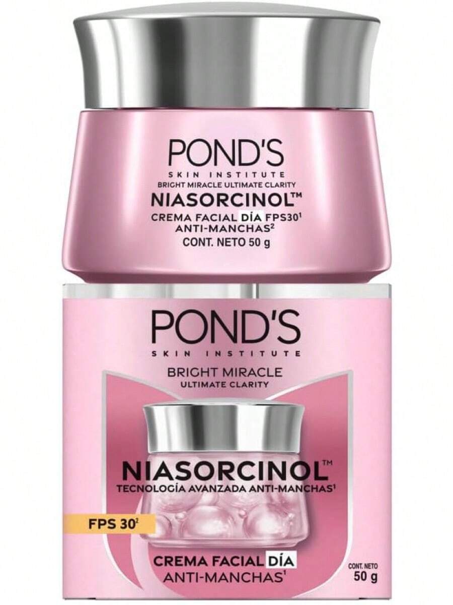 POND'S Crema Facial Antimanchas* Día Bright Miracle Ultimate Clarity con Niasorcinol y FPS 30**, uso de día para una piel luminosa y tono uniforme 50 g - 1 - Ver 1