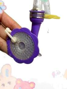 2-częściowa, regulowana, rozsuwana głowica prysznicowa 360 stopni, odpowiednia do łazienki, kuchni, pralni, kompatybilna ze standardowymi kranami, łatwa instalacja, trwała silikonowa konstrukcja, odpowiednia do domu, hotelu, spa, modernizacji łazienki, modny design, przedłużacz kranu z systemem filtracji wody - Wielokolorowe - Zobacz 9