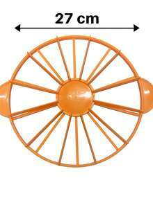 MARCADOR DE REBANADA PARA PASTEL 27 CM CORTA DE 10 A 12 REBANADAS PERFECTAS EN SEGUNDOS - Naranja - Ver 3