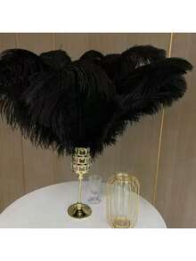 5 件/套天然彩色羽毛，DIY 工艺用品，适用于婚礼、墙面装饰、生日派对、圣诞节、新年礼物 - 彩色 - 查看 2