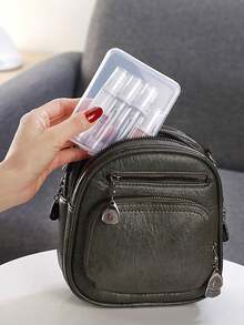 Pump Spray Bottle, Transparent Travel Cosmetic Pump Bottle, Cream Jar, Foundation Bottle, Leak-Proof Travel Lotion Spray Bottle, Travel Refillable Bottle, Multi-Function Essence Vacuum Cosmetic Bottle, Vacuum Pump Bottle, Travel Essentials - Multicolor - View 4