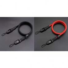 Quick-Release Adjustable Camera Strap - Durable Polyamide Climbing Rope Crossbody Strap For DSLR Mirrorless Cameras, Compatible With Nikon Canon Fu/Ji, Lightweight & Compact For Hiking Travel, Red, Photography Accessory | Stylish Neck Strap | Microfiber Accent, Camera Accessories Strap